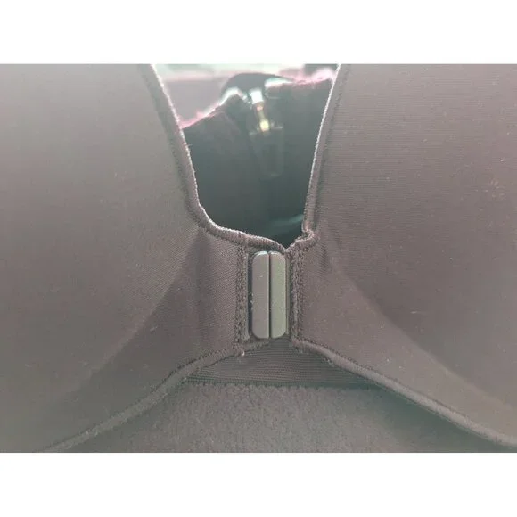 Knockout by Victorias Secret Purple Front-Close Sports Bra 36C Adjustable Straps - Picture 9 of 9